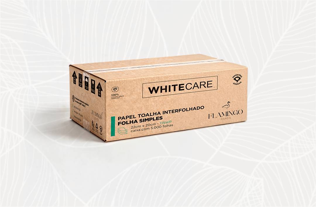 Whitecare - 22cm x 20cm - 5.000 folhas